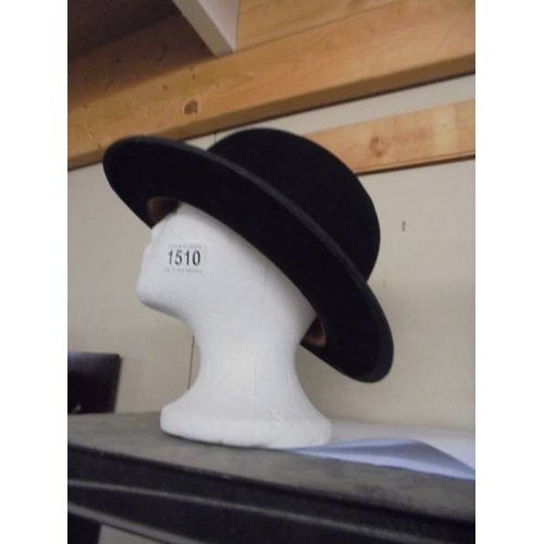 1510 - A bowler hat by R Dry Lincoln outfitter.