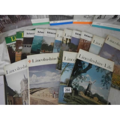 264 - A quantity of Lincolnshire Life magazines.