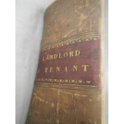 270 - One volume 'Law of Landlord and Tenant' dated 1834.
