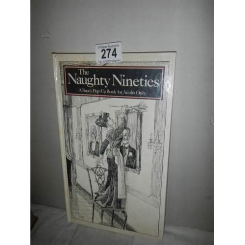 274 - The Naughty Nineties lift up page booklet.