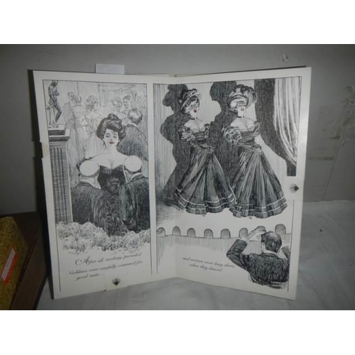 274 - The Naughty Nineties lift up page booklet.