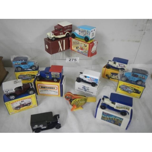 275 - A mixed lot of die cast vehicles.