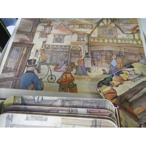 13 - Two boxed sets of vintage place mats