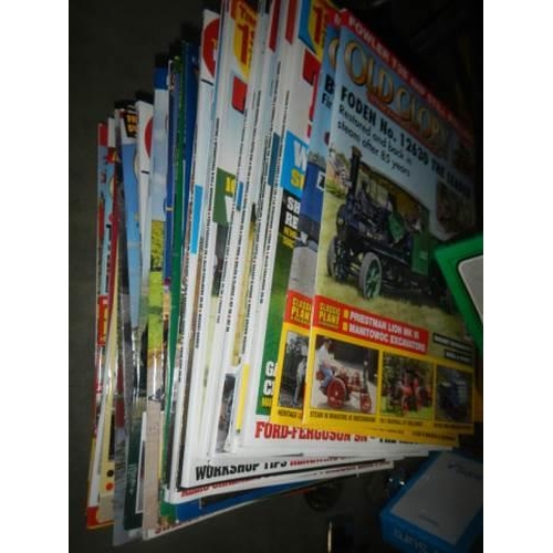 22 - A quantity of steam traction engine magazines.