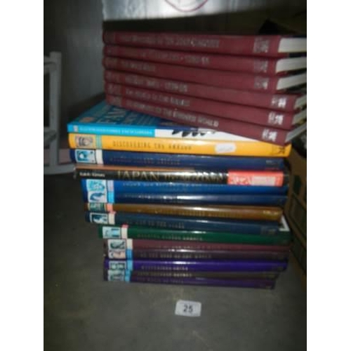 25 - A quantity of Family encyclopaedia and other encyclopaedia's.