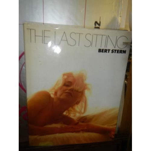 3 - A framed & glazed photo of Marilyn Monroe and 'The Last Sitting' by Bert Stein.