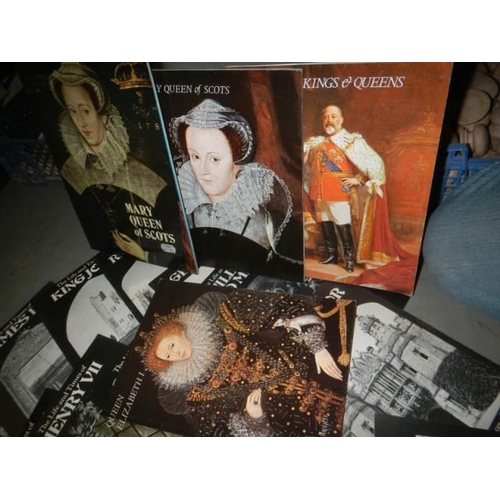 41 - A quantity of Kings & Queens of England books.