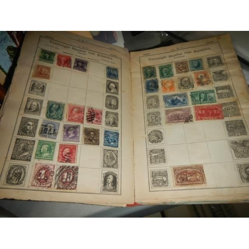 54 - A quantity of albums of assorted postage stamps.