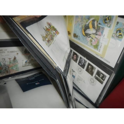 54 - A quantity of albums of assorted postage stamps.