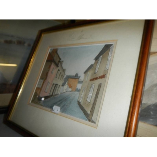 58 - A good lot of framed and glazed prints etc.,