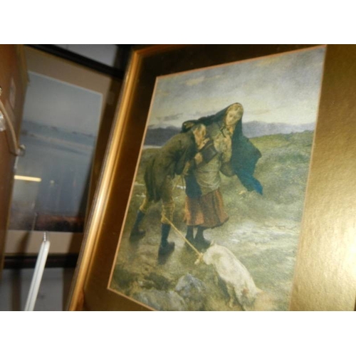 58 - A good lot of framed and glazed prints etc.,