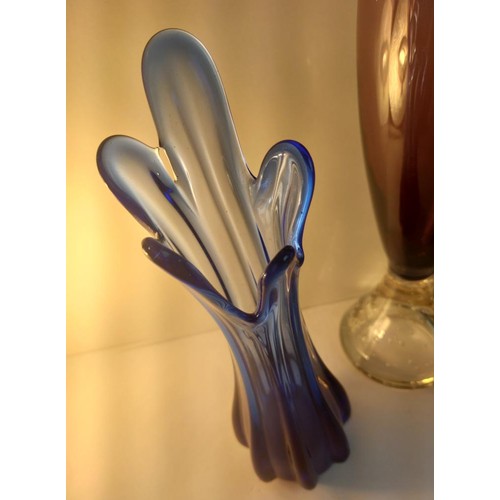 207 - 5 x Murano, Royal Brierly glass