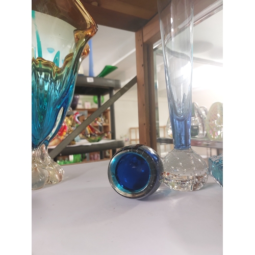 357 - 3 Whitefriars bud vases