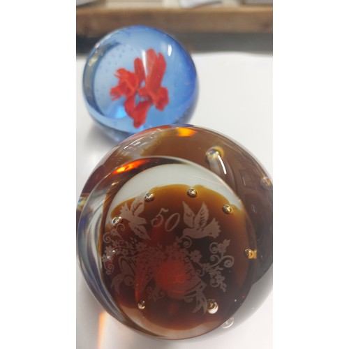396 - 7 Window paperweights