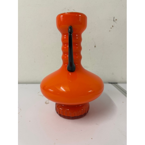 374A - A mid century Empoli glass vase