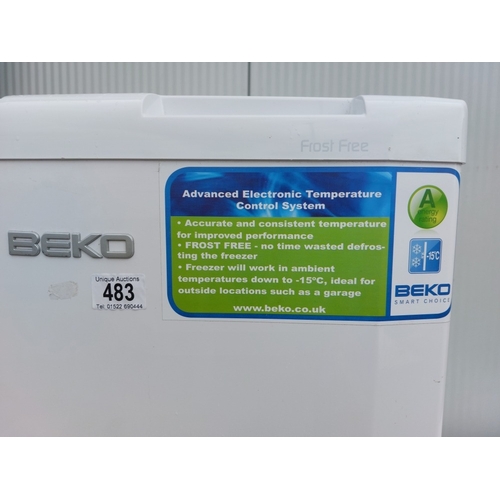 483 - A Beko A Rated frost free freezer