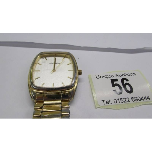 56 - A gent's Sekonda wrist watch.