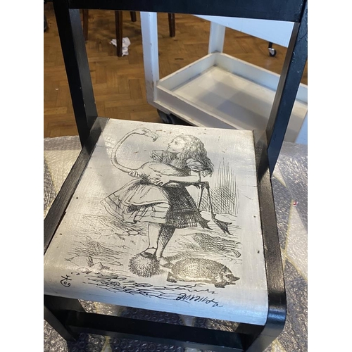 10E - A small Alice in Wonderland chair