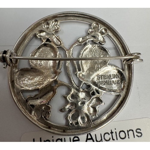 3 - A silver Danish inspired brooch (10.25 grams)