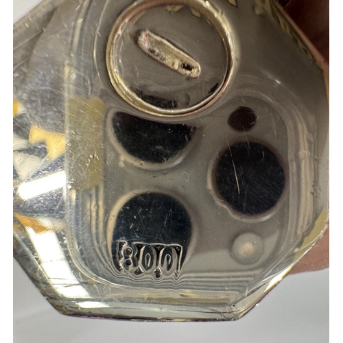 6 - A pair of substantial elephant condiments marked (800) Approximately 240 grams