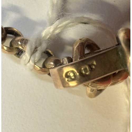 34 - A 9ct gold chain marked 9ct to clasp, no other markings. Tests as 9ct. Length 72cm. 23.4 grams