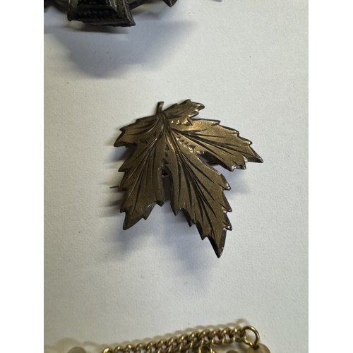 38 - A selection of vintage brooches including silver, micro mosaic & Celtic / Scottish examples