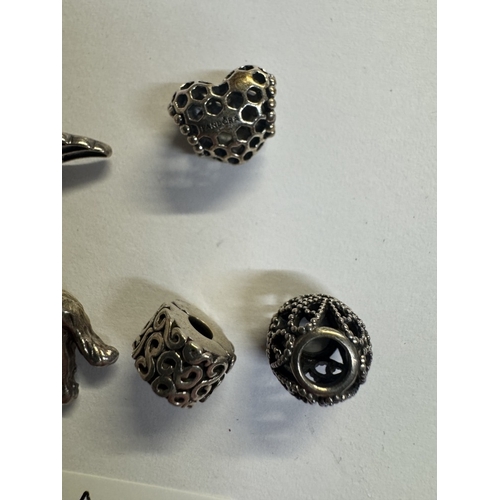 48 - 5 Silver Pandora charms