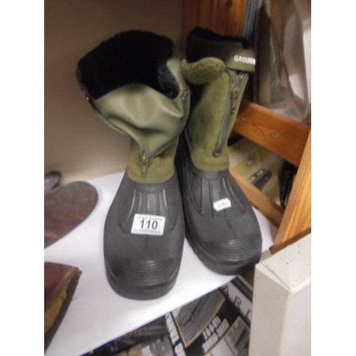 110 - A new pair of groundwork boots.