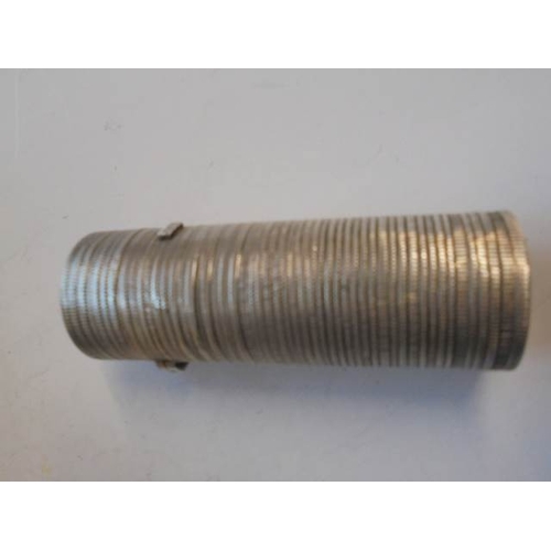 41 - An unusual scent bottle made from Victorian silver shillings in original case (case a/f and missing ... 