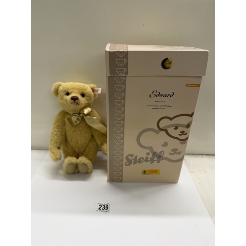 239 - A Boxed Steiff Edward bear Limited Edition