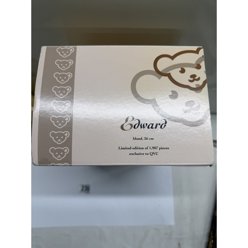 239 - A Boxed Steiff Edward bear Limited Edition