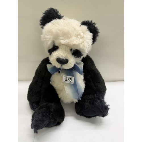 278 - A Charlie Bear Ming Limited Edition of 4000