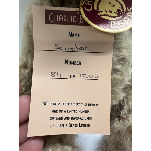 331 - A Charlie Bear (Scooter) Limited Edition 84 / 1200
