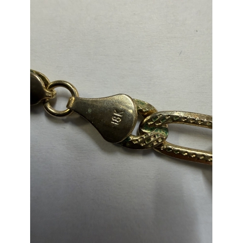 112 - An 18ct gold chain (24.9 grams)