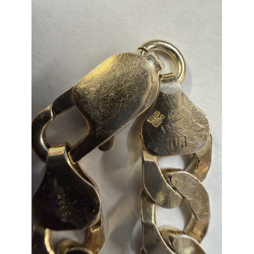 115 - A silver chain with ingot & silver chain (35 grams)