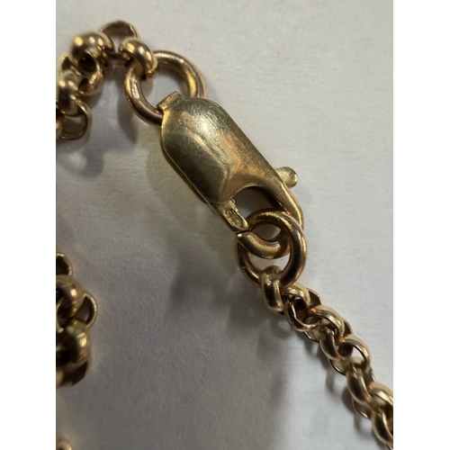 116 - A 9ct gold chain (4.77 grams) & another 9ct gold chain (8.17 grams)