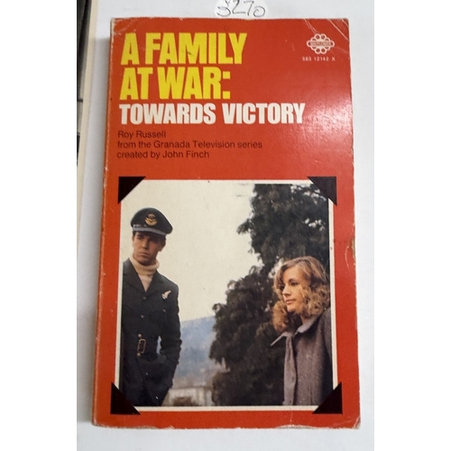 122 - A signed full cast of A Family At War & paperback