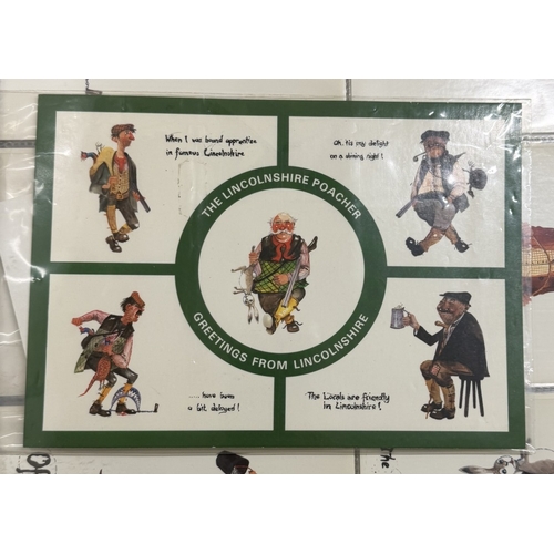 129 - An album of David Cuppleditch postcards