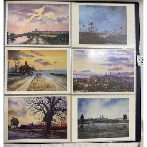 129 - An album of David Cuppleditch postcards