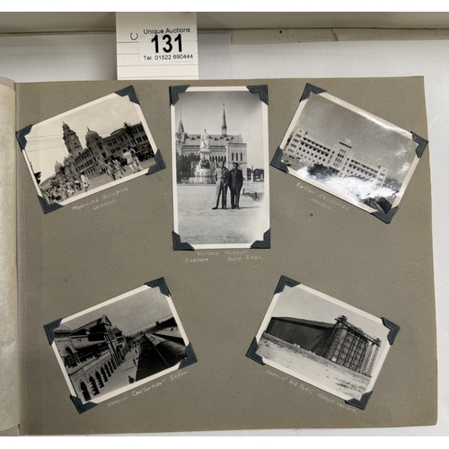 131 - An interesting album of mainly military related photos from 1941 - 1967 approximately, including Ind... 