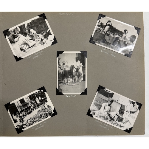 131 - An interesting album of mainly military related photos from 1941 - 1967 approximately, including Ind... 