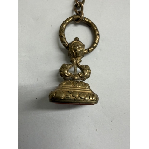 145 - An oak pocketwatch display stand with gold tone Limit 17 Jewels incabloc pocket watch & brass chain