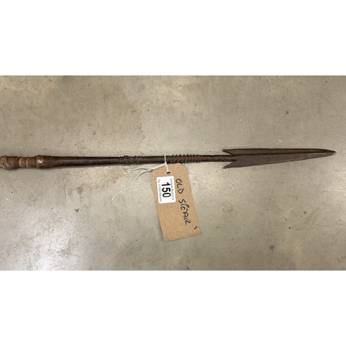 150 - An old African spear
