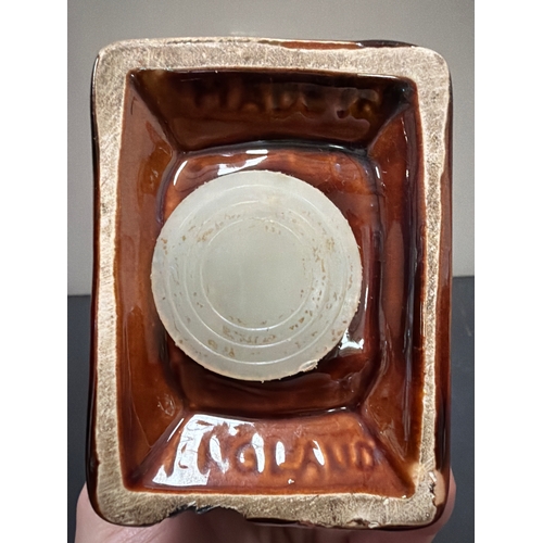 1666 - A vintage ceramic money box modeled as a large 1967 one penny coin