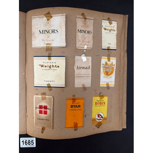 1685 - A scrap book filled with tobaccorama