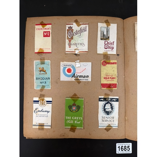 1685 - A scrap book filled with tobaccorama