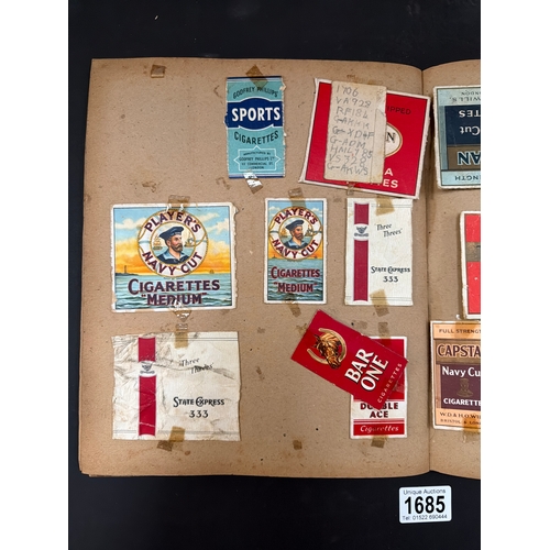 1685 - A scrap book filled with tobaccorama