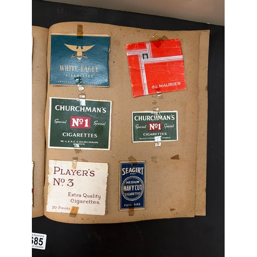 1685 - A scrap book filled with tobaccorama