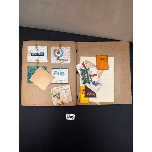 1685 - A scrap book filled with tobaccorama