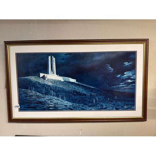 A large framed print Vinyl Ridge